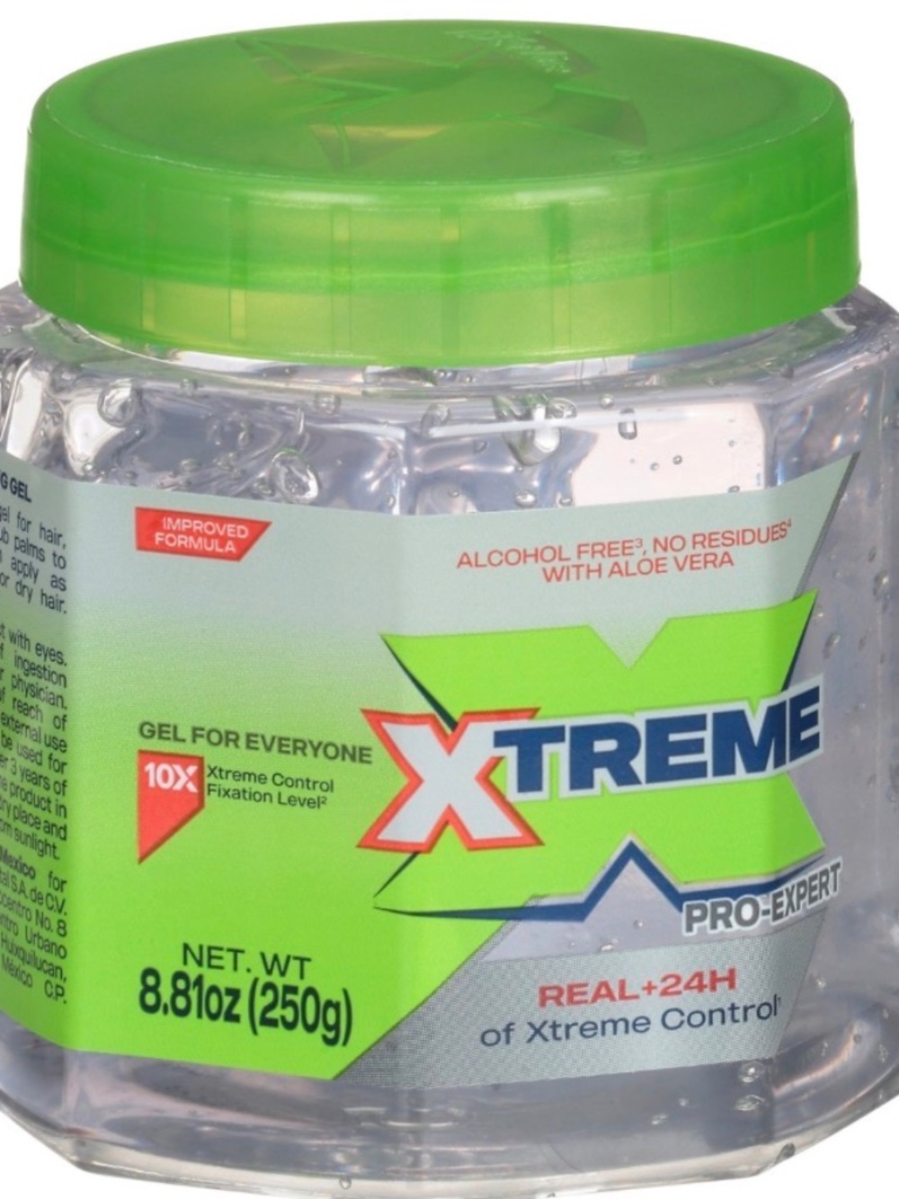 Xtreme Professional Extreme Hold Hair Gel Clear Jar, 8.81 oz Pack of 2